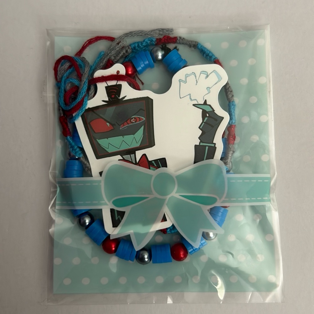 Hazbin Hotel inspired bracelet set-Vox